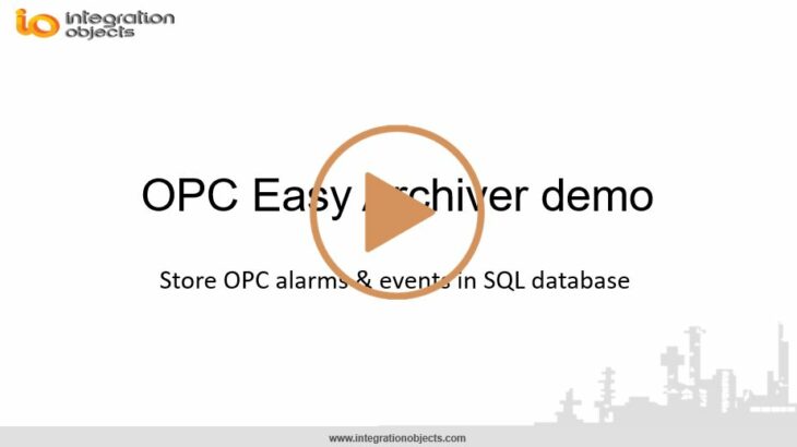 OPC Easy Archiver Demo Video